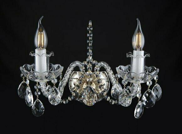 Wandleuchte Luster Bohemia Antik Stil Lampen Wandlampe Lampe Wand