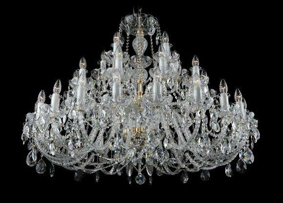 XXL Kronleuchter Kristall Luster Große Leuchte Decke Lampe Leuchte