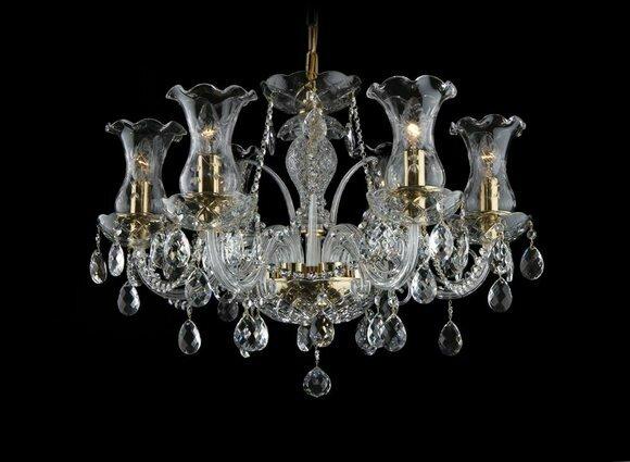 Decken Pendel Kronleuchter Elite Bohemia Kristalle Luster