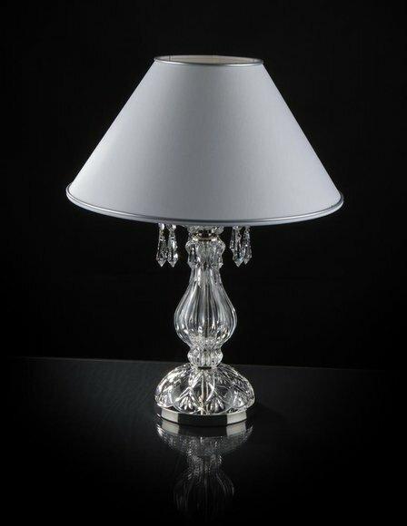 Tischleuchte Tisch Lampe Kronleuchte Kristall Antik Stil Leuchte Lampen