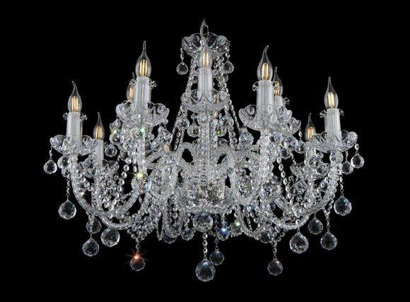 Klassischer Decken Kronleuchter Leuchte Lampe Beleuchtung Kristall Neu