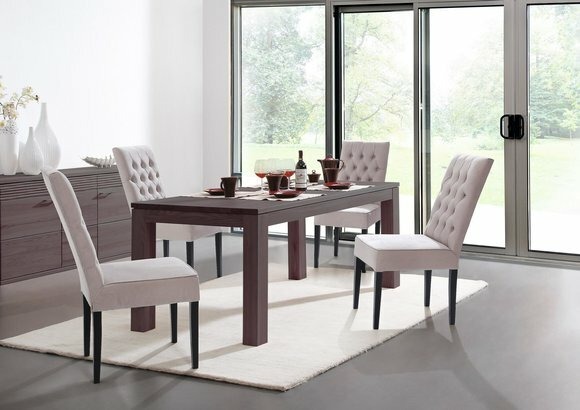 Chesterfield Stuhl Set Design Lehn Polster Garnitur Sessel Gruppe 4x Neu