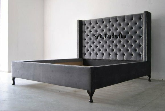 Bett Chesterfield Design Luxus Hotel Betten 180x200cm Schlaf Zimmer Leder