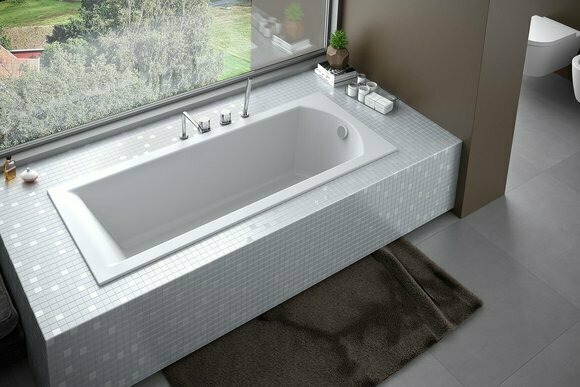 Badewannen LUXUS Design Einbau Wannen Badewanne Wanne Bad Modern