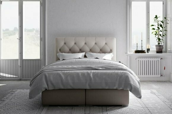 Boxspring Bett Hotel Doppel Leder Luxus Betten Polster Bettkasten Funktion Neu