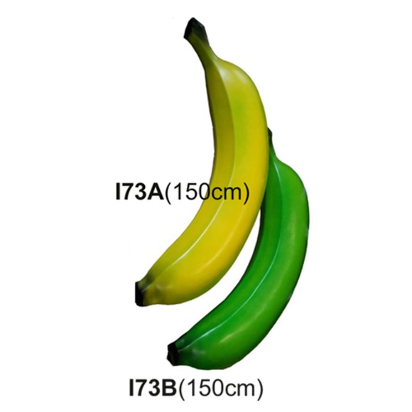 Banane Aussteller 150cm Gewerbe Ladenausstattung Figur Statue Garten