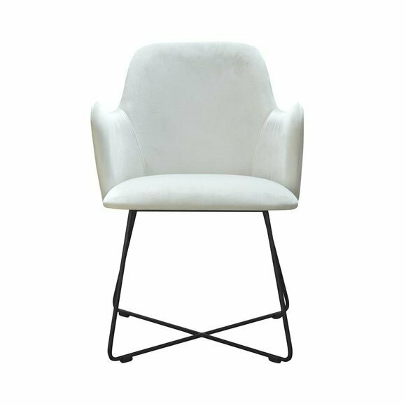 Stuhl 6x Esszimmer Sessel Textil Sitz Sessel Set Neu Club Fernseh Polsterstuhl