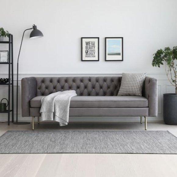 Sofa Luxus Textil Chesterfield Couch Sofas Polster 3 Sitzer Italienische Möbel
