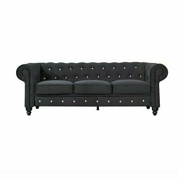 Englische Sitz Polster Couch - Textil Sofa Schlaf Sofas Couchen Neu