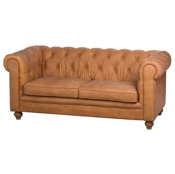 Chesterfield Sofa Couch Polster Stoff Leder Couchen Polster Garnitur 2 Sitzers