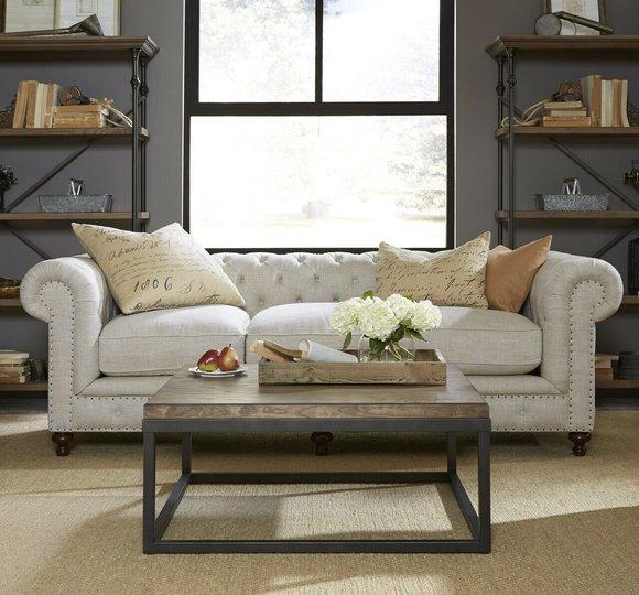 Chesterfield Sofa Couch Polster Stoff Leder Couchen Polster Garnitur 3 Sitzers