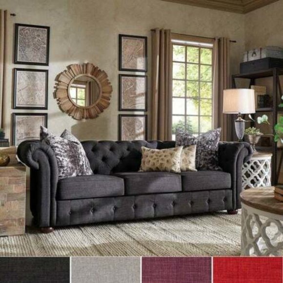 jvmoebel ® - Leder Sofa Couch - Royal Grau Polster Dreisitzer Couch Garnitur