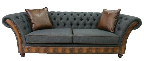Klassische Chesterfield Couch - Luxus Designer Sofa - Stil Möbel -jvmoebel ®