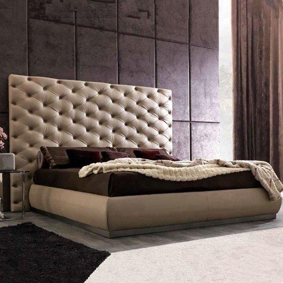 Wandpaneel Bett Paneel Chesterfield Polster Betten Schlafzimmer XXL Big 180x200