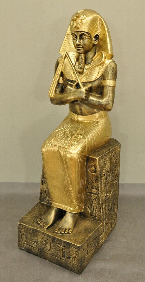Design Ägyptischer Figur Ramses XXL Statue Skulptur Skulpturen Dekoration SOFORT