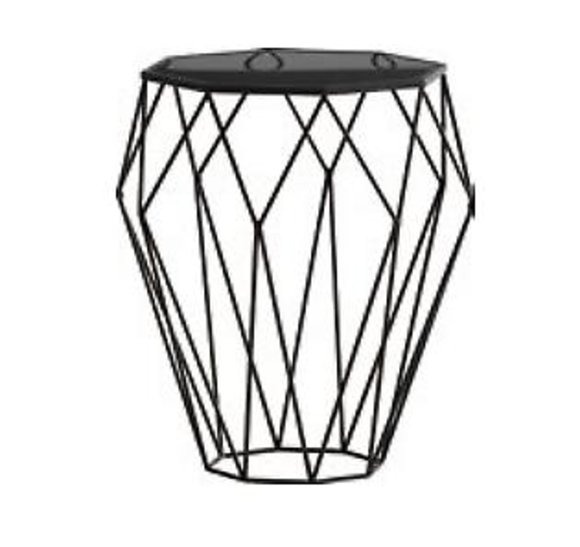 Luxus Metall Edelstahl Glas Rund Beistelltisch Designer Wohnzimmer Möbel Tisch