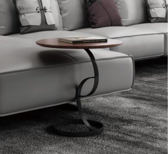 Beistelltisch Runder Tisch Couchtisch Sofa Metall Wohnzimmer Runde Design Tische