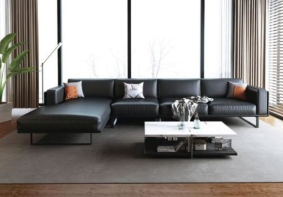 Ecksofa Polster Garnitur Wohnlandschaft L Form Designer Sofa Couch Ecksofa
