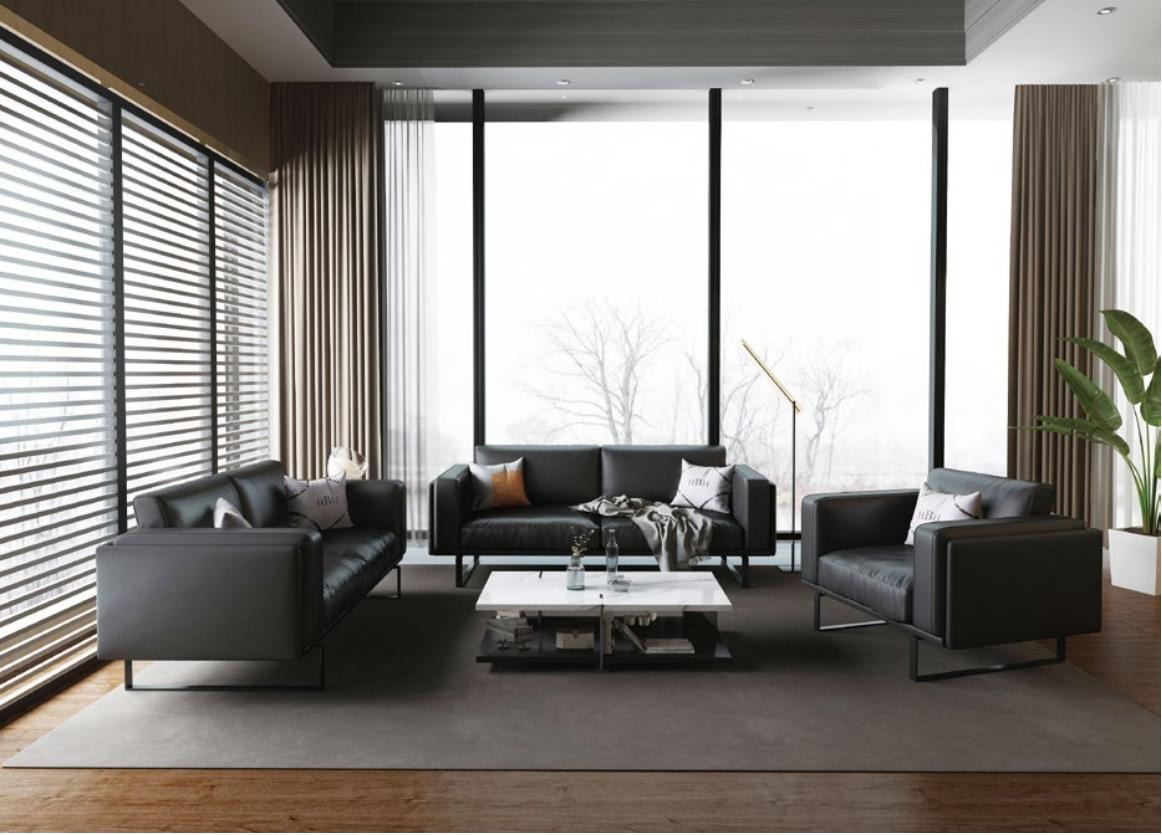 Luxus Möbel Sofagarnitur Couch Sofa Polster 3 2 1 Couchen Neu Ledersofa Gruppe