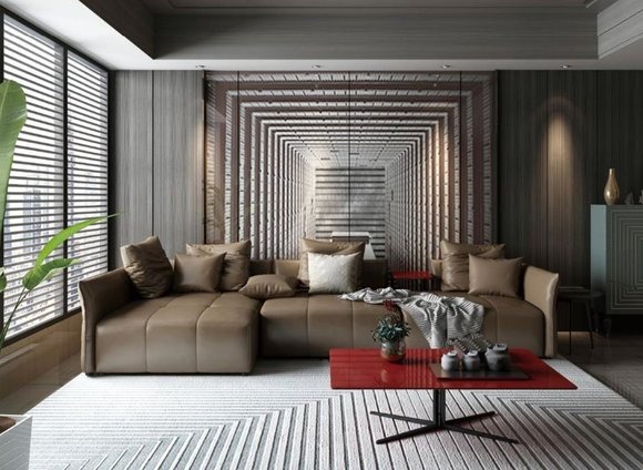 Wohnlandschaft Ecksofa L-Form Sessel Set Garnitur Modern Sofa Italien Möbel Neu