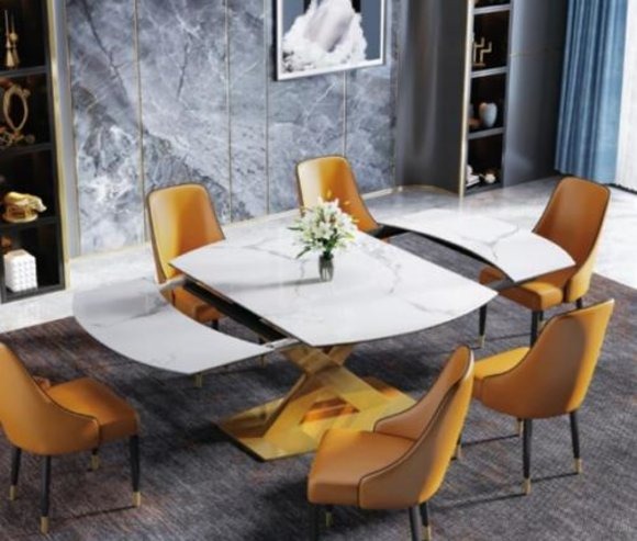 Moderner Holztisch Esstisch Tisch Holz Tische 120/180cm Ess Zimmer Ausziehbar