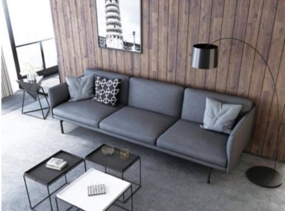 Design Sofa 3 Sitzer Wohnzimmer Couch Couchen Polster Sofas Dreisitzer XXL