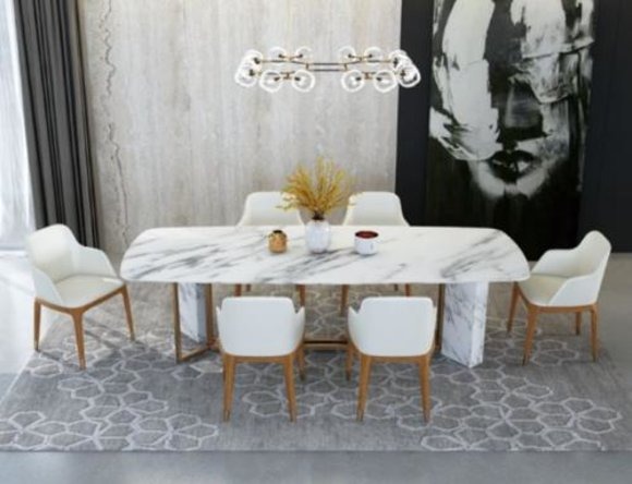 Esstisch Esstische Besprechungs Tische Tisch Büro Design Konferenztisch Neu