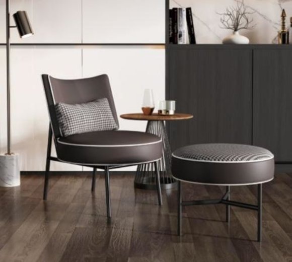 Sessel + Hocker Clubsessel Loungesessel Cocktailsessel Relaxsessel Lehn Polster