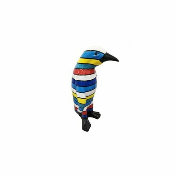 pinguin figur abstrakte figuren statuen moderne bunt bemalt neu 40cm statue Neu