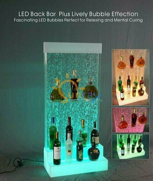 Designer LED Bar Ablagen Wasser Wand Bar Theke Regal Möbel Wasserwände Regal neu