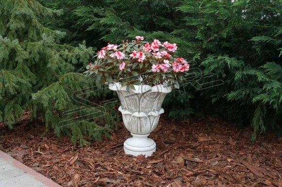 Blumenkorb Blumen Vase Gefäss Garten Terrasse Dekoration Statue Figuren