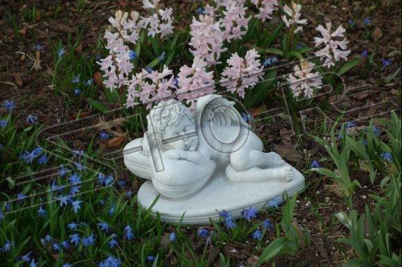 Grabengel Engel Schutzengel Grabschmuck Stein Dekoration Figur 101220