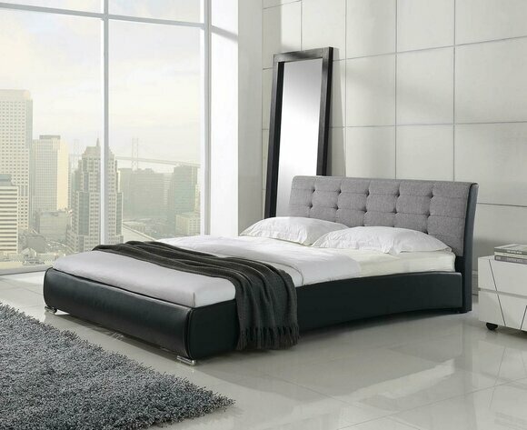 Leder Design Bett Betten Ehe Modernes Gestell Schlaf Zimmer Luxus Hotel Doppel