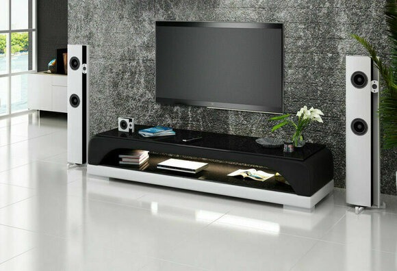 rtv Sideboard leder Designer Tisch Lowboard Fernseh tv - hifi Tische Kommode neu