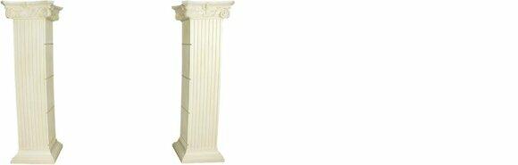 Regal Glas Vitrine Römische Säulen Regale Vitrinen XXL 210cm Säule Ägypten Neu