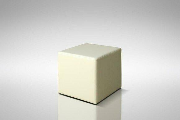 Fußhocker Hocker Leder Polster Sitz Würfel Ottoman Design Club Sitz Hocker Neu