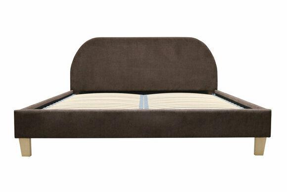 Luxus Textil Design Polster Betten Doppel Modernes Bett Ehe Exclusiv 160x200 cm