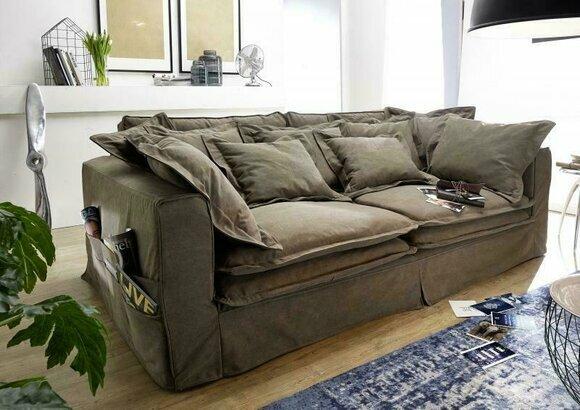Sofa 4 Sitzer Stoffsofas Luxus Designer Couch Couchen big Polster Lümmel 240cm
