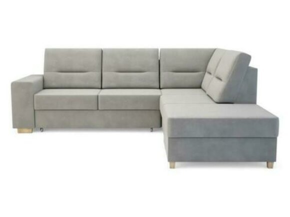Design Ecksofa L-form Bettfunktion Couch Leder Textil Sofas Eckcouch Kasten Neu