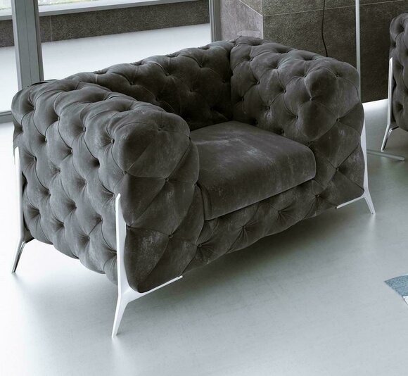 Lounge Luxus Fernseh Club Polster Sitzer Sessel Design Couch Sofa Chesterfield