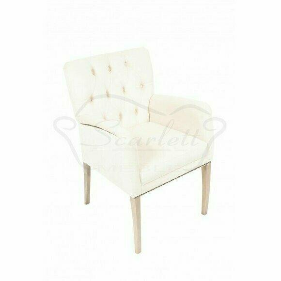 Chesterfield Garnitur Set Esszimmer Gruppe Stühle 4x Sessel Lehn Stuhl Polster