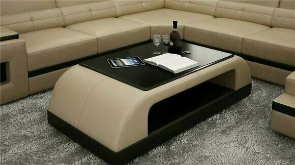Leder Couchtisch Moderner Tisch Moderner Glastisch Design Tische Glas Wohnzimmer