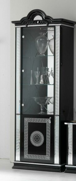 Vitrine Holz Schrank Klassische Vitrinen Holz Schränke Design Wohnzimmer Glas