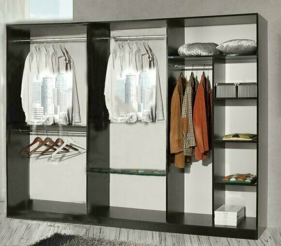 Klassischer Modern Stil Kleiderschrank Schrank Holz Garderobe Schränke Möbel Neu