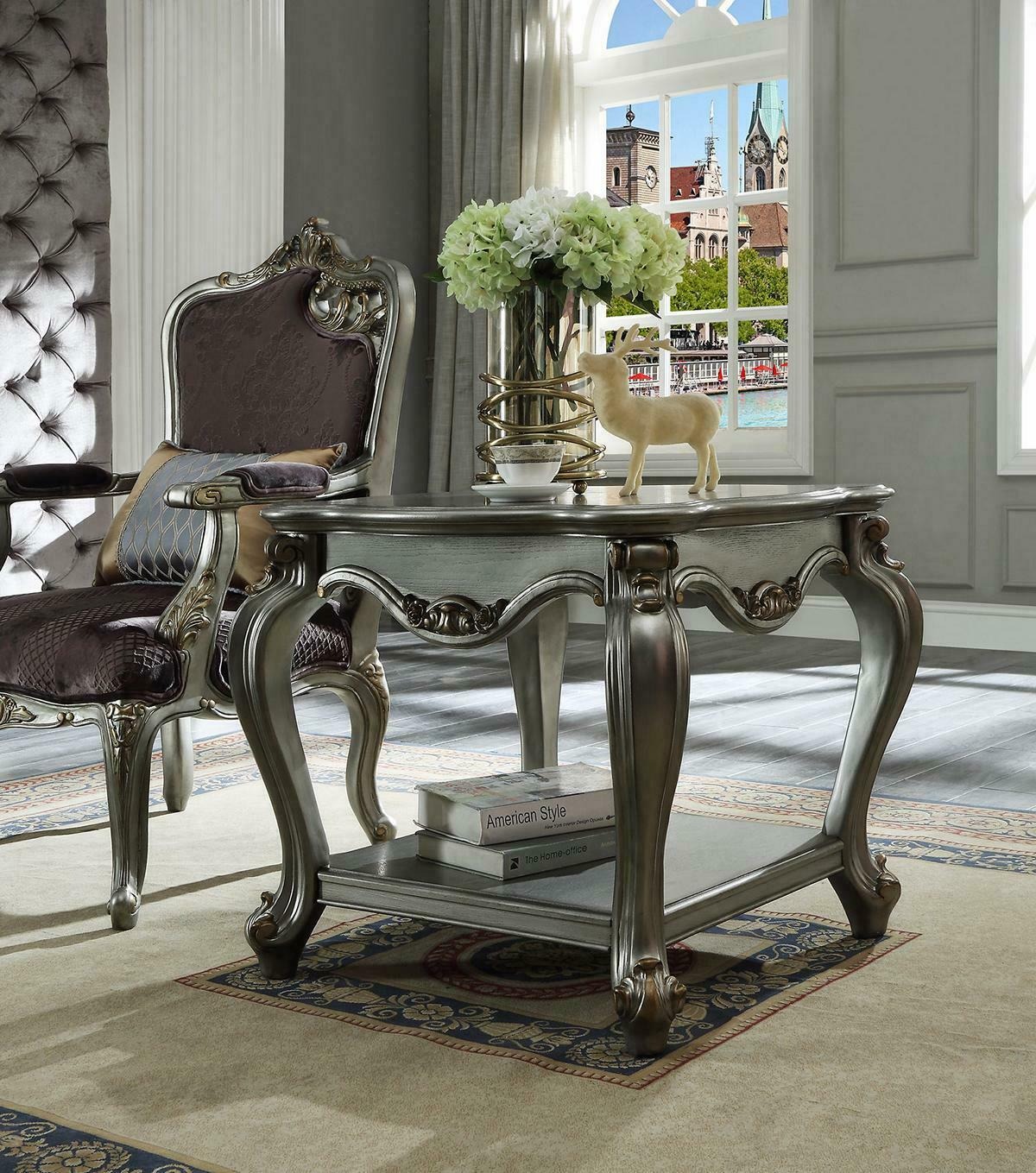 Disgner Tische Klassischer Couchtisch Beistelltisch Sofa Wohnzimmer Tisch Holz