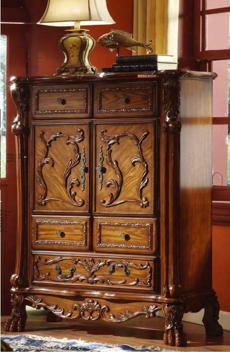 Klassische Barock Antik Stil Kommode Sideboard Kommoden Echt Holz Schrank Neu