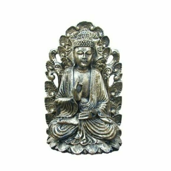 Deko Figur Statue Skulptur 50 cm Figuren Statuen Skulpturen Buddha Garten (B23)