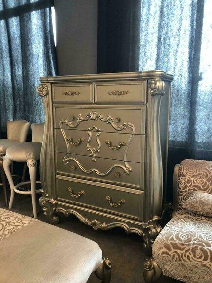 Klassische Barock Antik Stil Kommode Sideboard Kommoden Echt Holz Schrank Neu