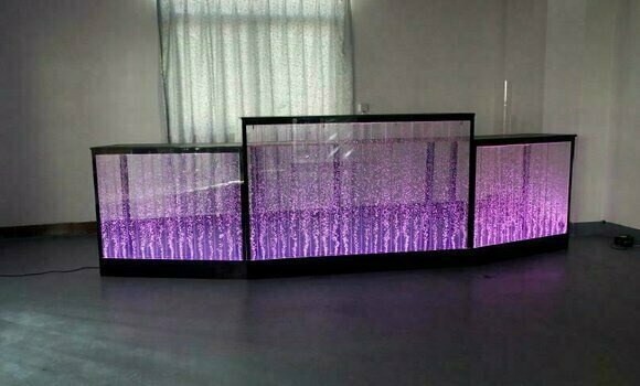 Tresen Regal Bar Wasser Wand Säule Beleuchtete Theke Regale Möbel Wasserwände