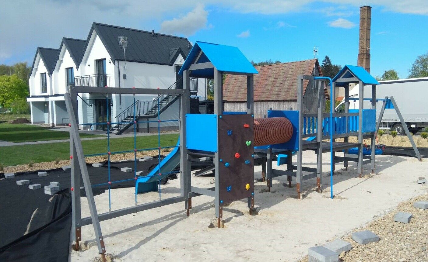 Kinder Spielplatz Spiel Gerät Haus Anlage Maßfertigung Abteuer Spielplätze Holz
